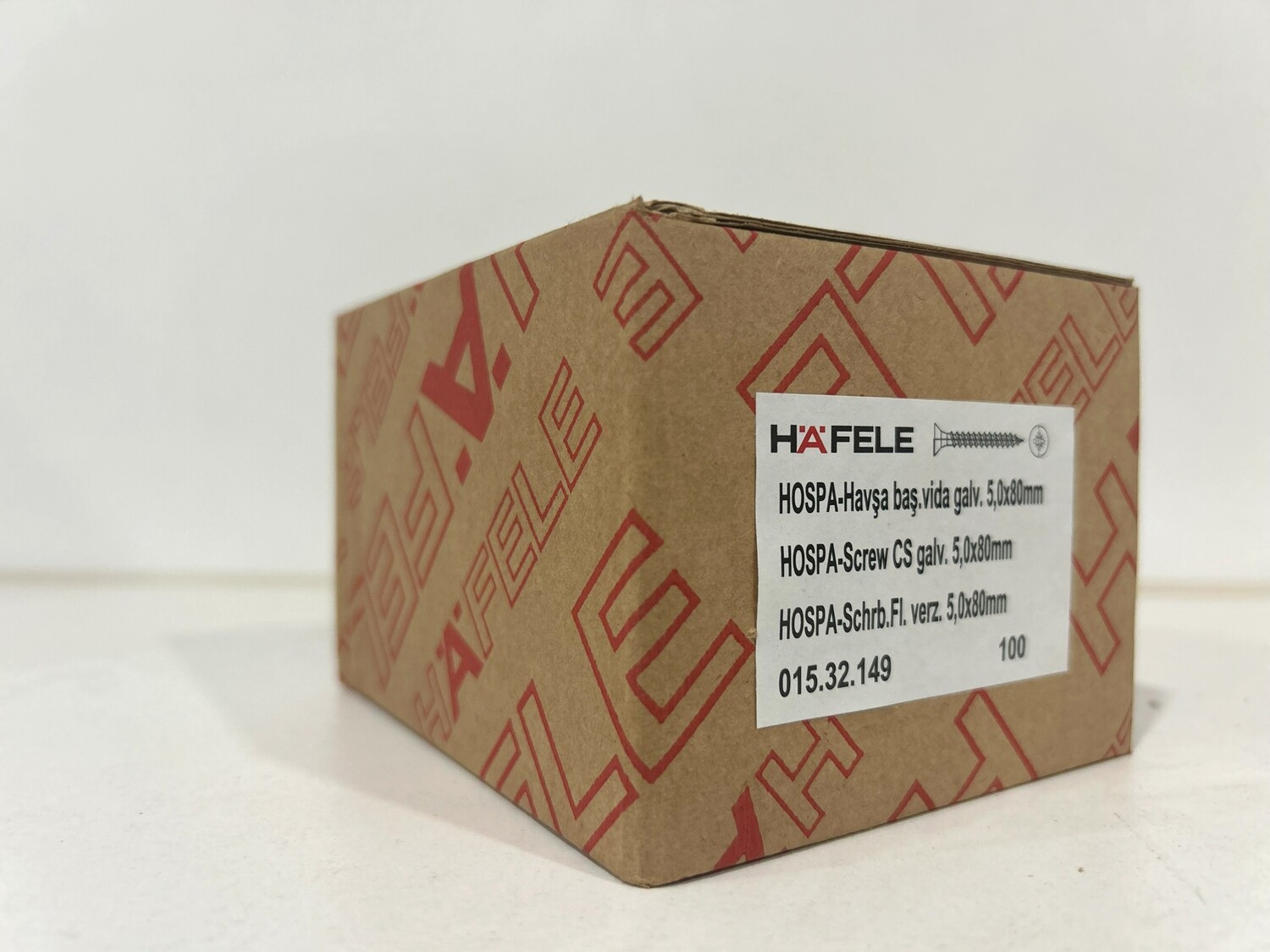 HAFELE 5.0X80 SCREW - H5080