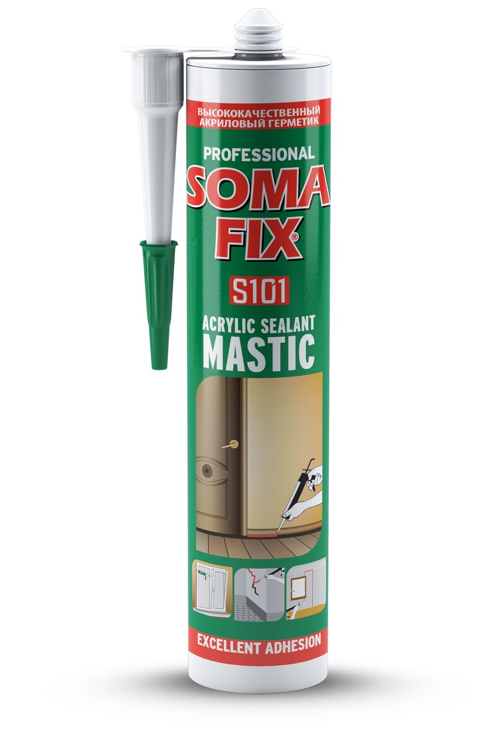 SOMAFIX MASTIC SILICON BROWN - SFX002