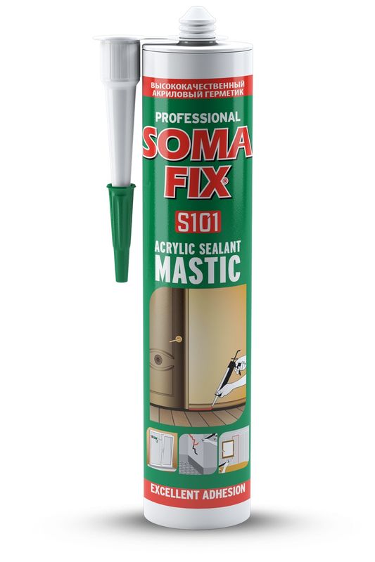 SOMAFIX MASTIC SILICON BROWN - SFX002