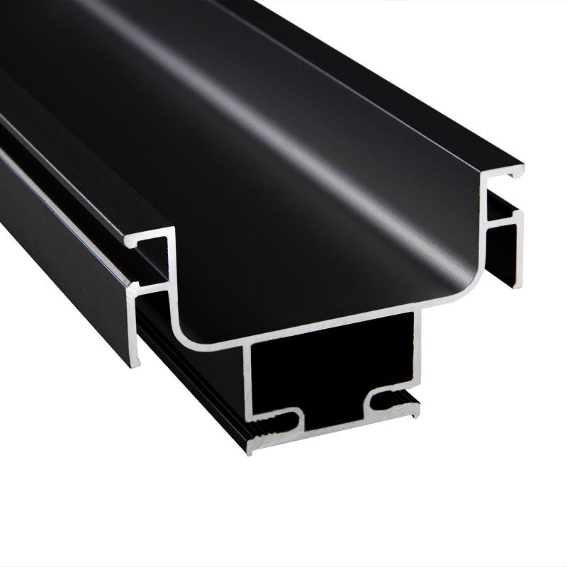 14483 ALIMINIUM VERTICAL PROFILE BLACK 5MT