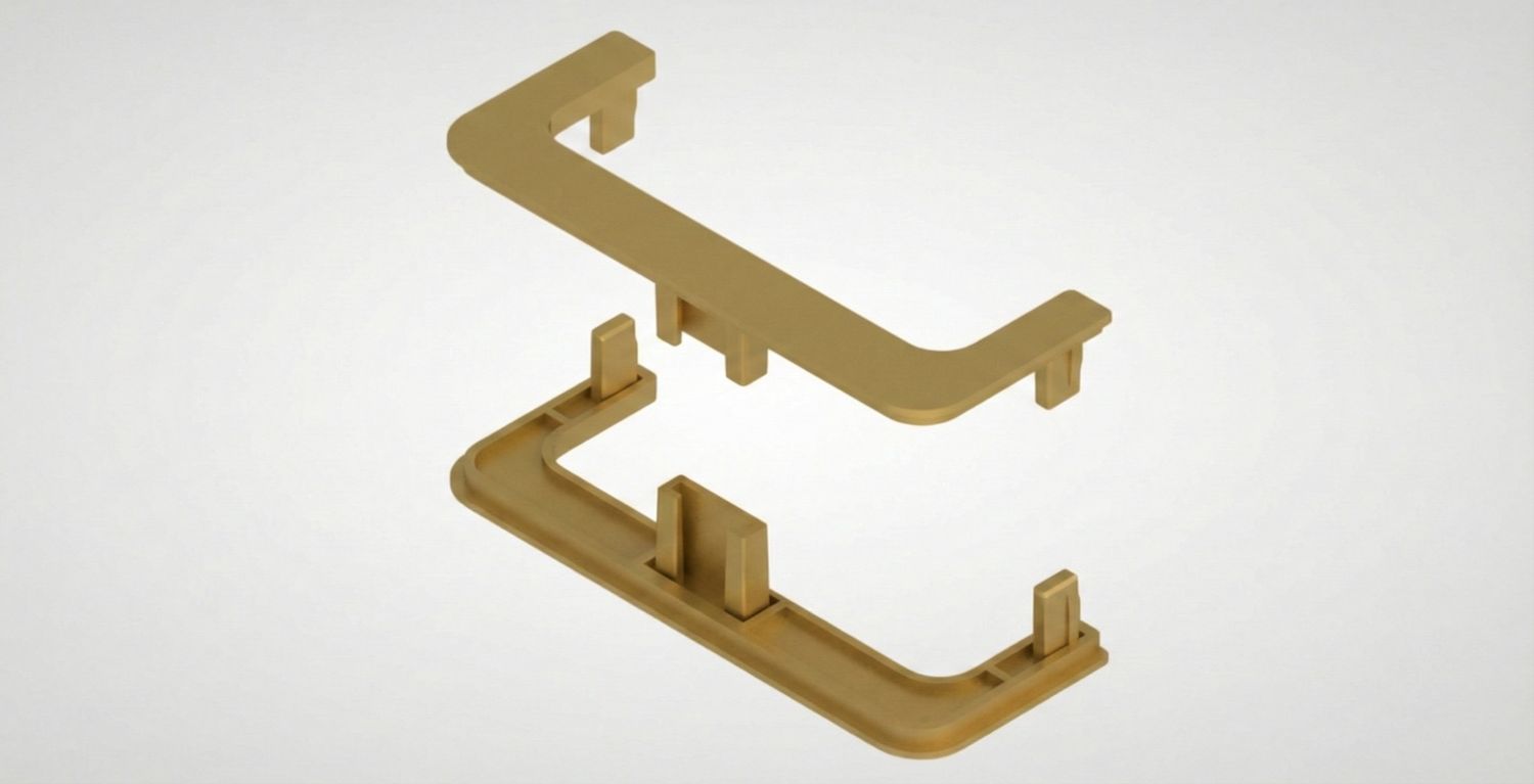 GOLA U PROFILE CORNER FITTING OUT PART MATT GOLD