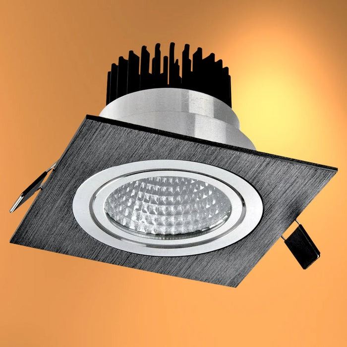 SQUARE LED DOWNLIGHT FS01 BLACK 2W 4000K