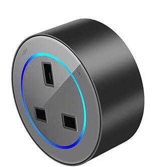 JBT-S009 PC PANEL ADAPTER WITH LED LIGHT UNIVERSAL SOCKET GREY