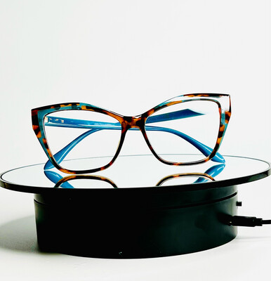 Bold Color Striped Glasses