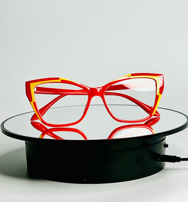 Bold Color Striped Glasses