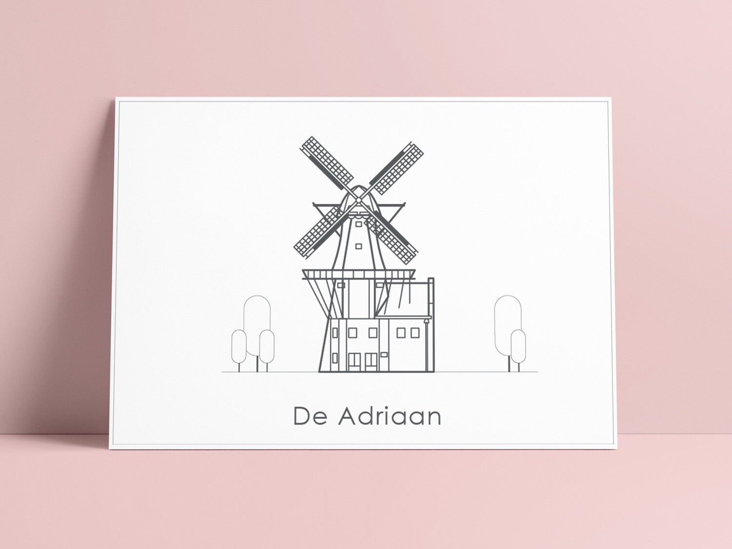 Ansichtkaart Stadhuis Haarlem