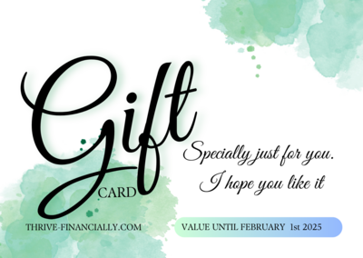 Thrive Financially Gift Card