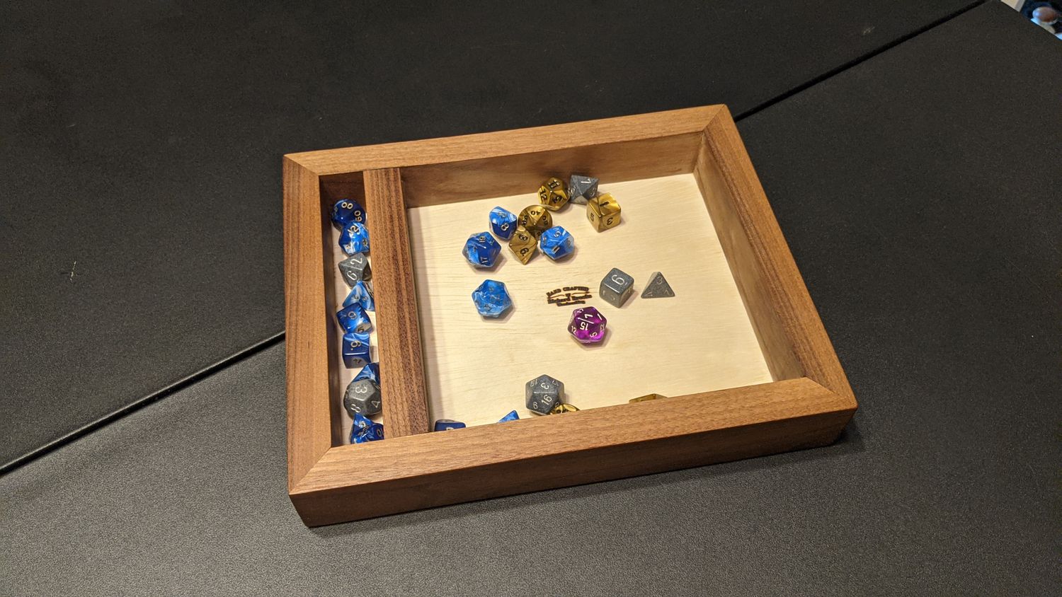 Walnut Dice Tray