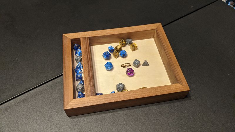 Walnut Dice Tray