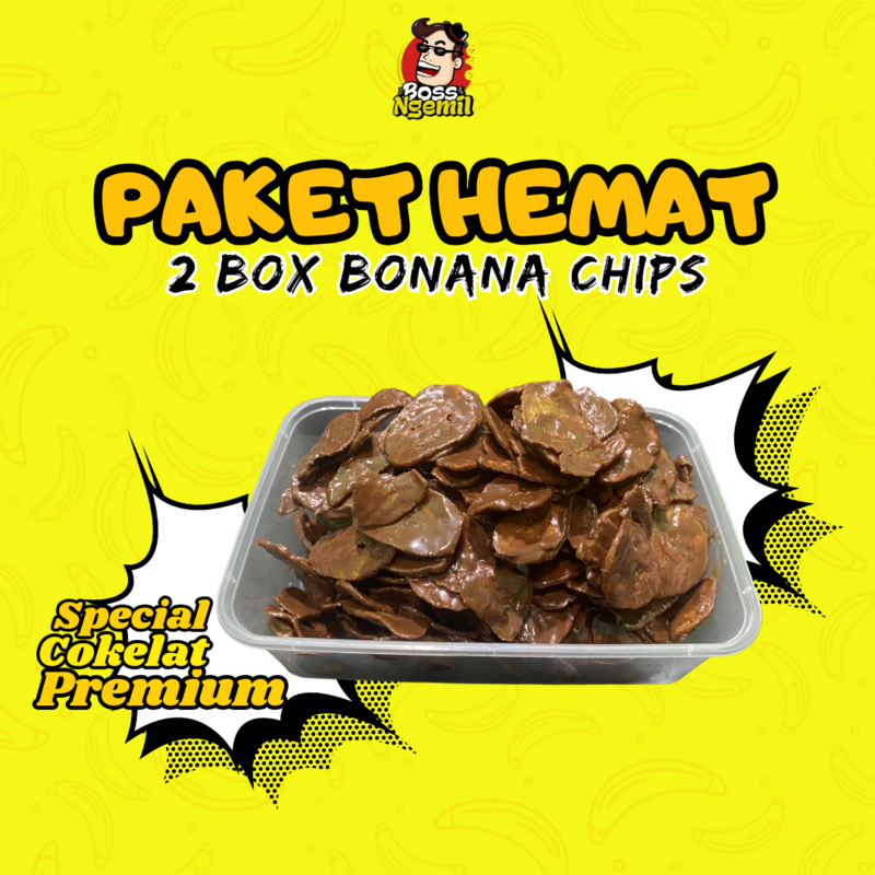 Paket 2 Box Bonana Chips