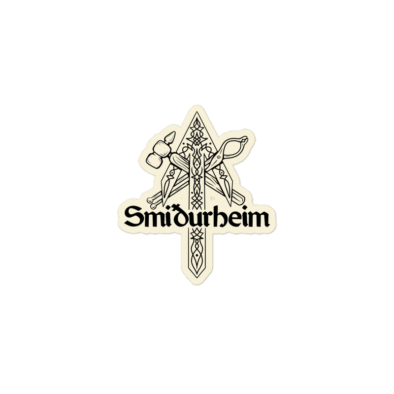 Smiðurheim Sticker 3&quot;