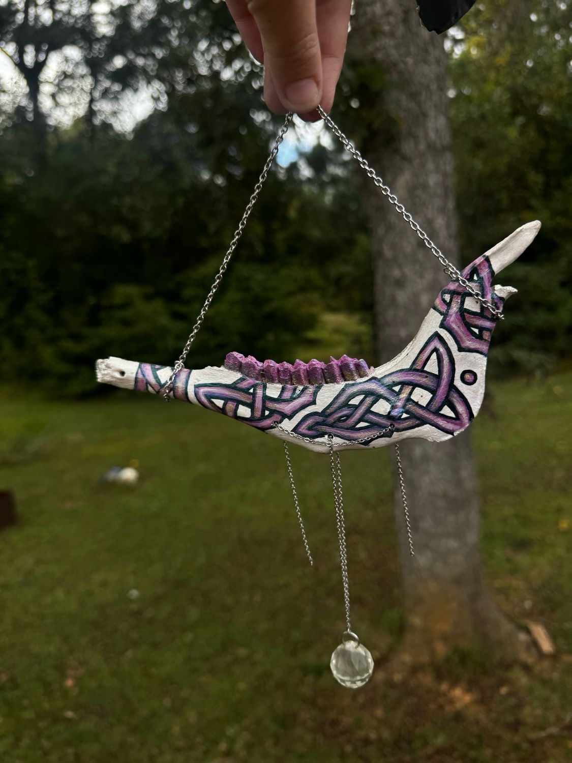 Celtic knot Jaw Bone Sun Catcher