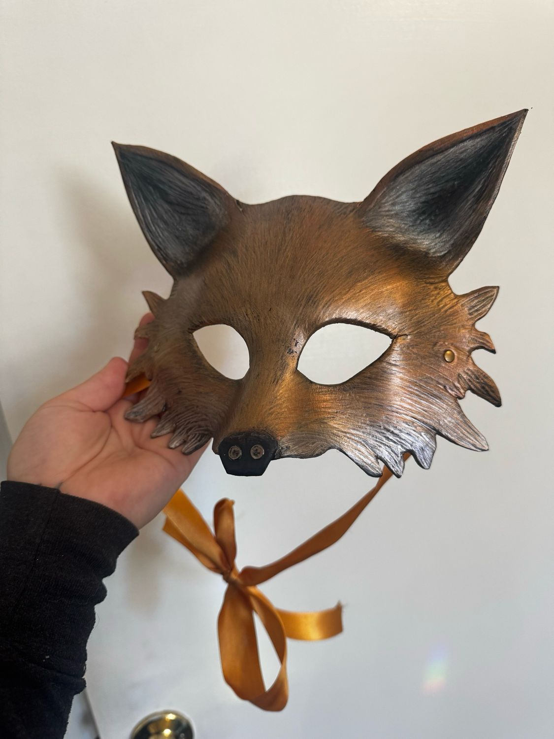Leather Fox Mask