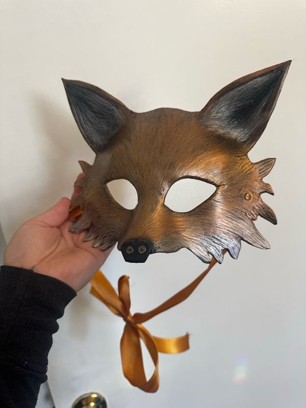 Leather Fox Mask