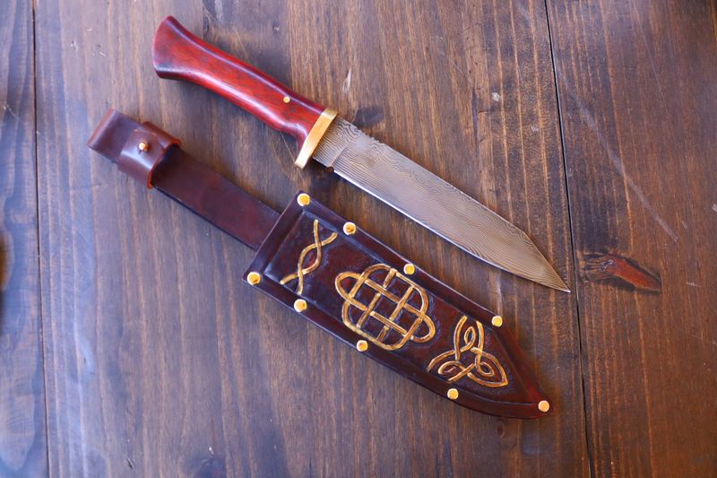 Maiden Hair Damascus Saex