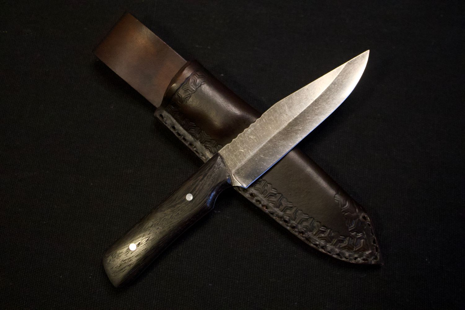 Clip Point Wenge Knife