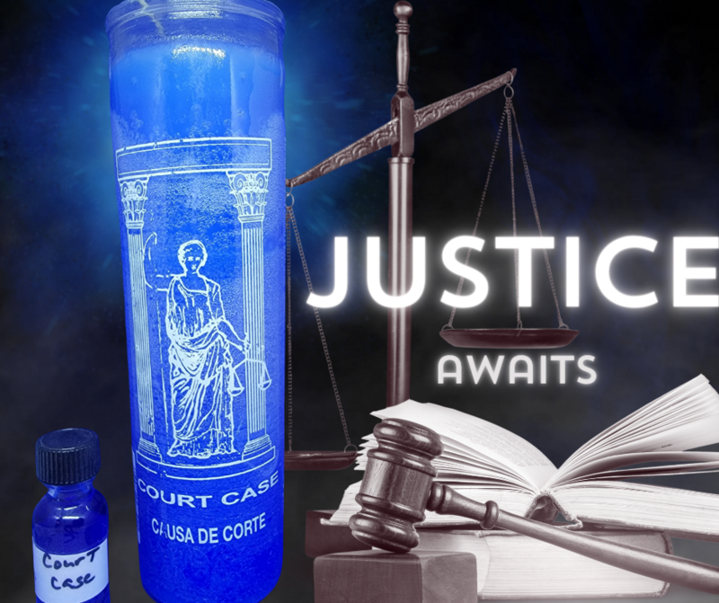 Court Case Candle &amp; Oil Set