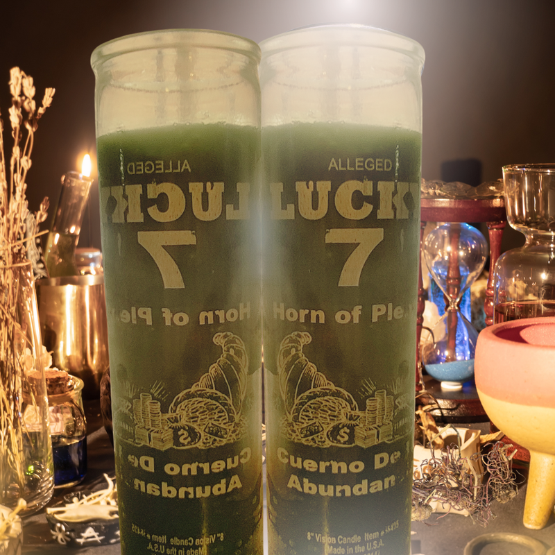 Lucky $even Money Candle