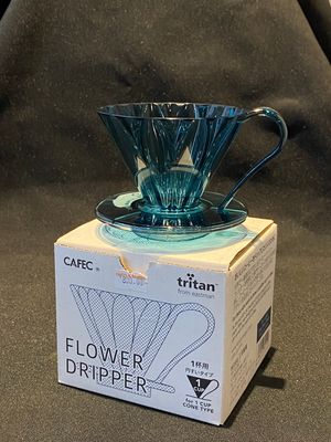 CAFEC TFD-1CBG BLUE TRITAN FLOWER DRIPPER