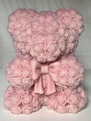 Rose Bear with Bow