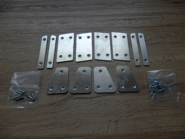 Aansluitplaatjes voor kapframe cabriolet 8-64/7-71.