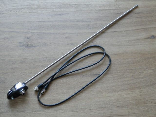 Antenne Europees model, chroom.