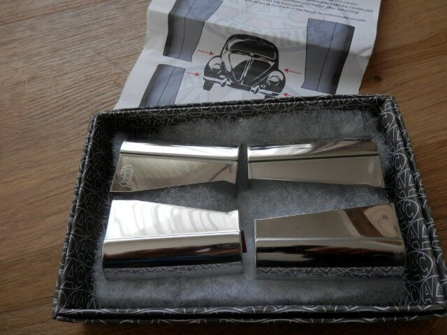 Deurscharnier cover set, chroom