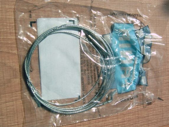 Gaskabel (binnen), lengte 2627 mm.