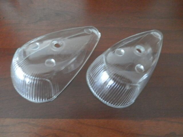 Knipperlichtglas Hella, helder, spatbordmontage