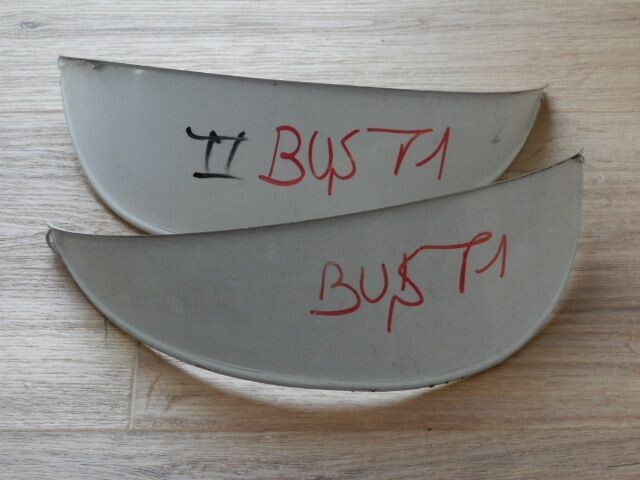 Koplampwimpers RVS voor VW Bus T1