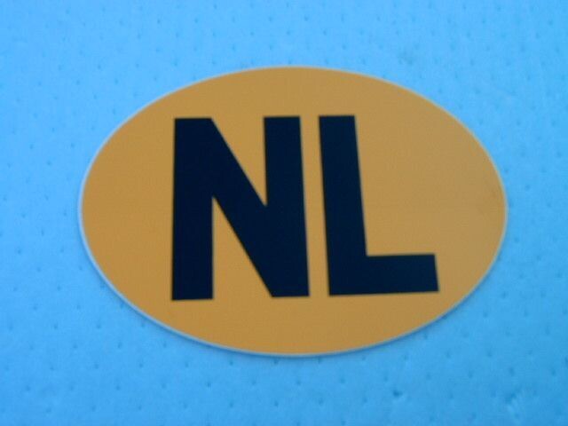 NL sticker geel