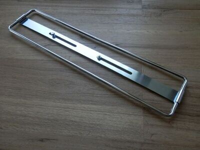 Nummerplaathouder lang, 52 x 11 cm.