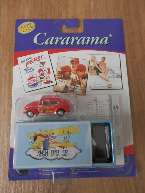 Pepsi Cola Kever rood, Cararama, Limited Tin Box Edition