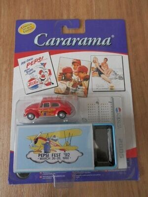 Pepsi Cola Kever rood, Cararama, Limited Tin Box Edition