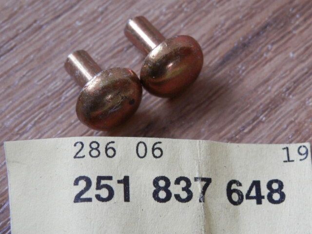 Pen voor scharnierpunt spiegel VW Bus T3/T25, NOS