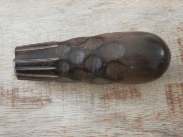 Pookknop Hawii stijl, hout, lang