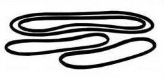 Ruitrubber set Cal-Look, VW Kever 1303 Sedan