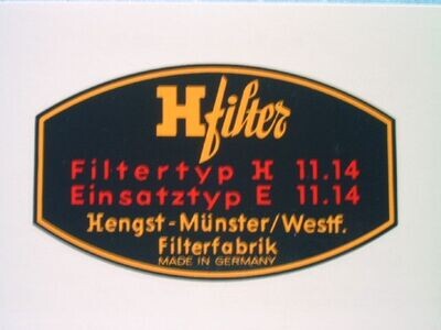 Sticker Hengst filter
