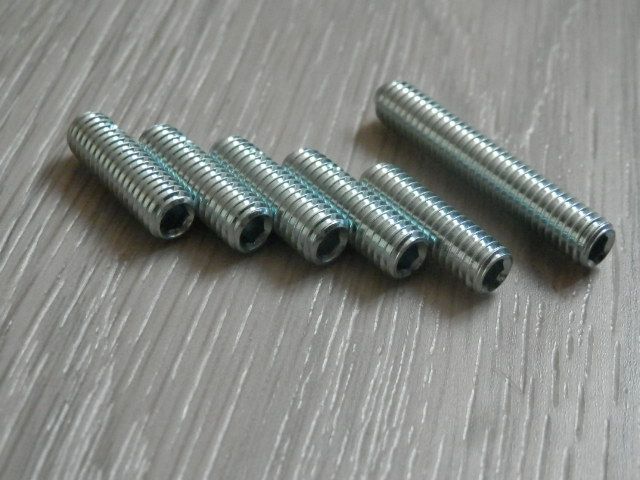 Tapeindjes voor carterdeksel, set 6 stuks
