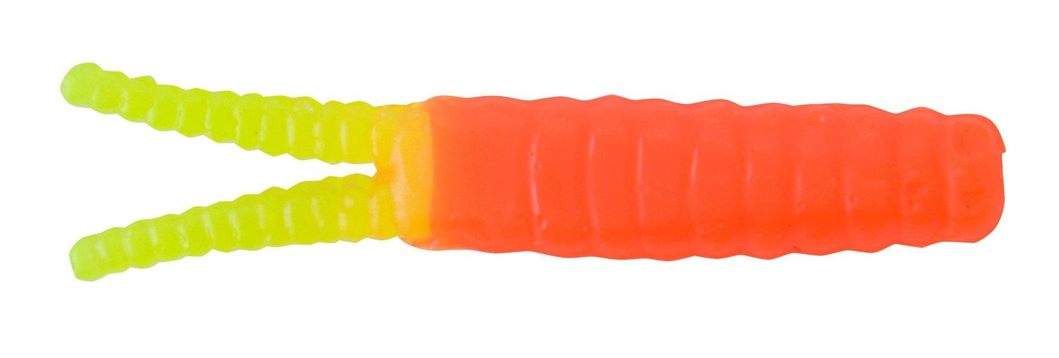 022021500321 (Johnson Beetle Spin 1/8oz 1.5&#39;&#39; Fire Orange Chartreuse)