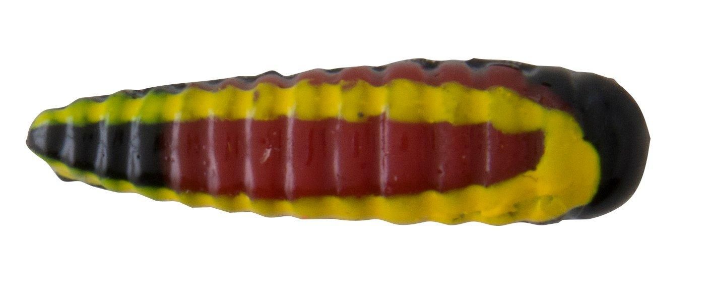 022021553556 (Johnson Beetle Spin 1/32oz Blk Ylw Str/Rd Belly)