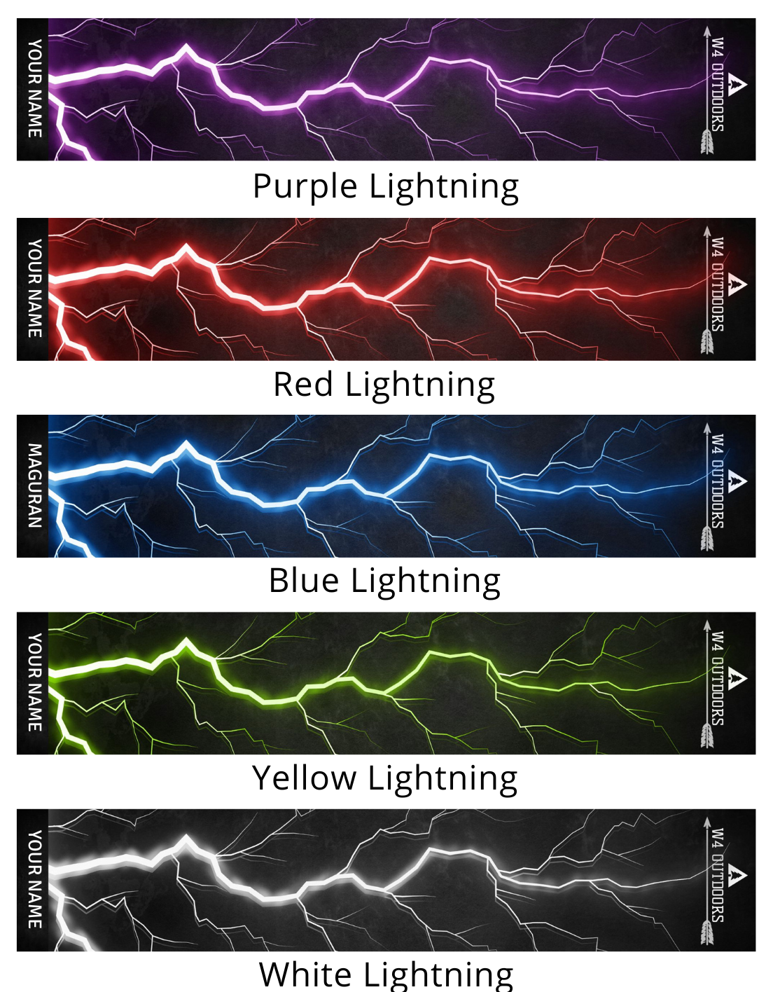 Lightning Arrow Wraps (Qty. 14)