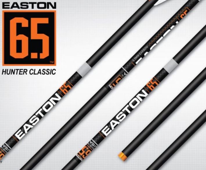 Custom Built Easton 6.5 Hunter Classic Arrows - 1 DZ