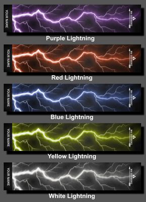 Lightning Arrow Wraps (Qty. 14)