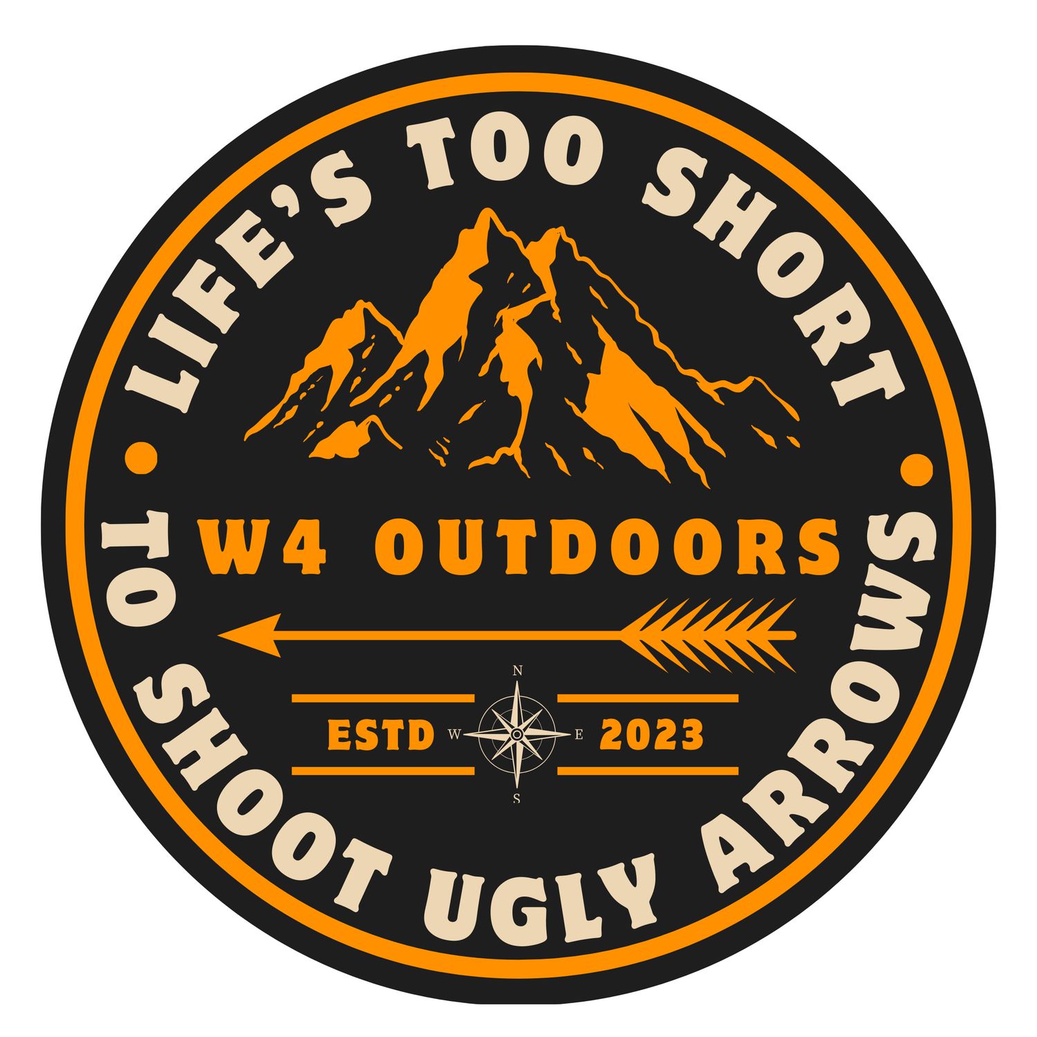 Life's Too Short Archery Decal