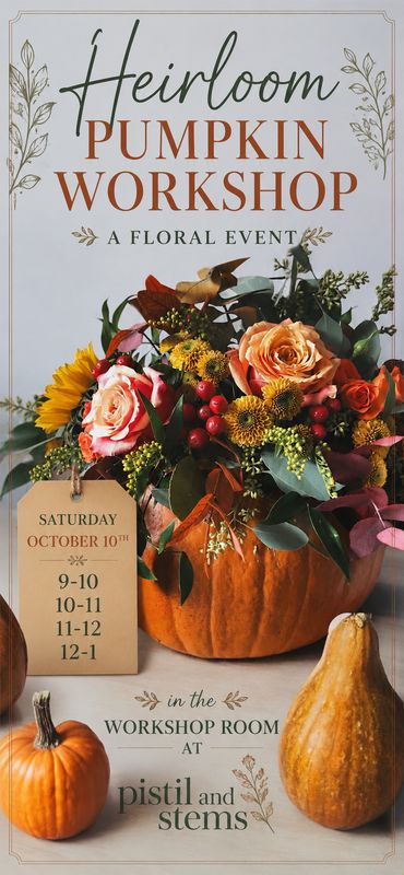 Flowering Pumpkin Workshop