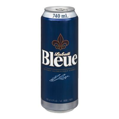 LABATT BLEUE Bière de type Pilsner 740 ML - CANETTE