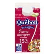 QUÉBON Crème champêtre 15 %, Ultra&#39;crème 473 mL