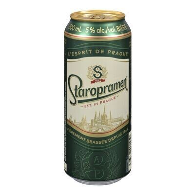 STAROPRAMEN Bière de type Lager 500 ML - CANETTE 5.0%ALC