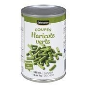 SELECTION Haricots verts coupés 398 mL